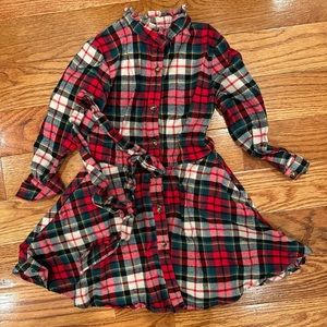 Kiel James Patrick Christmas Flannel Dress. Wore 3x. Smoke and pet free home.